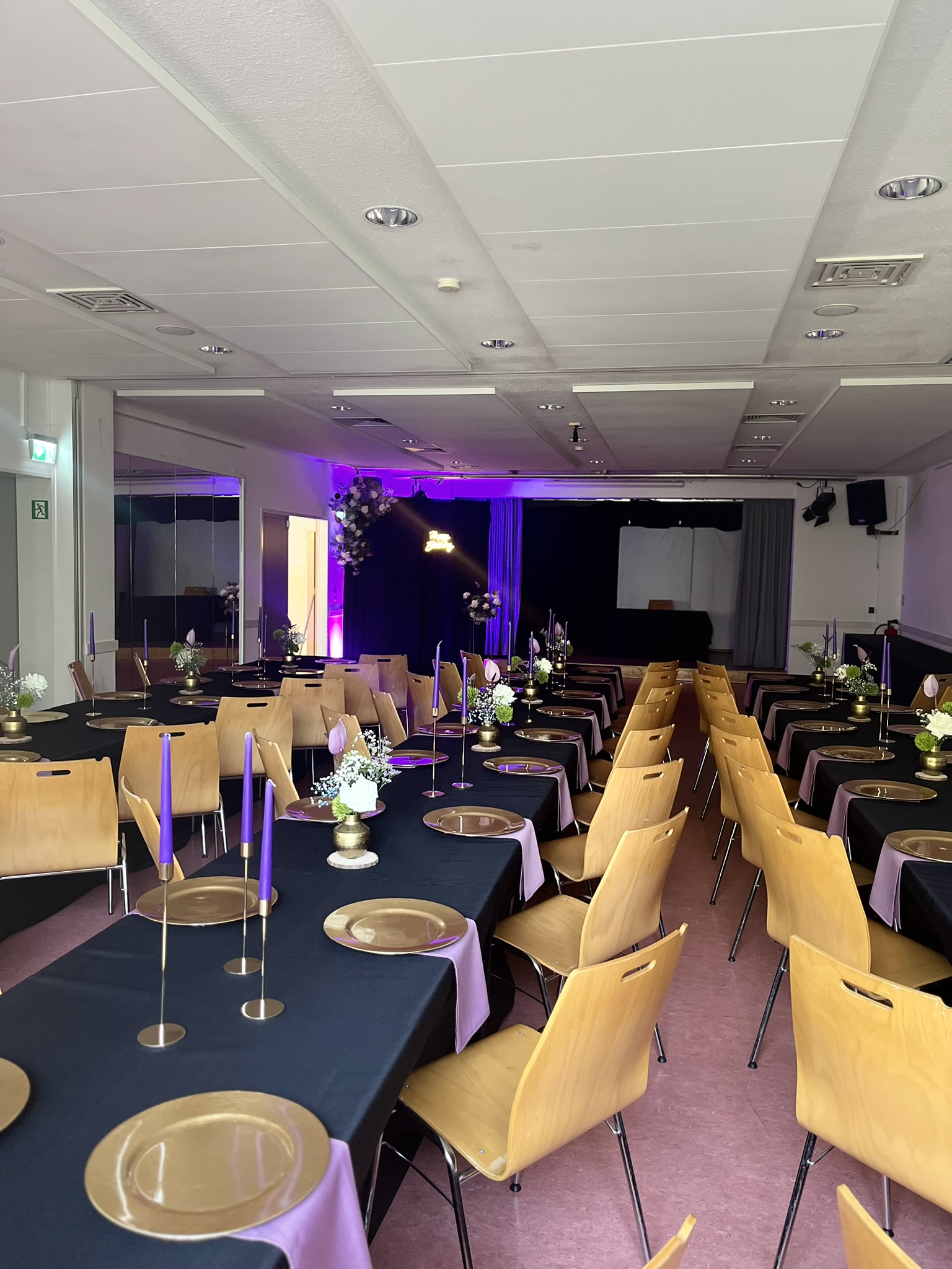 Schwarze Tischdecken 1